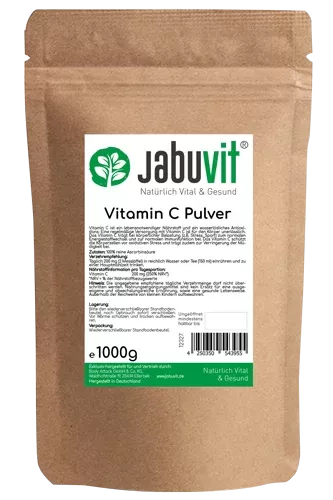 JabuVit, Vitamin C Pulver, 1000g