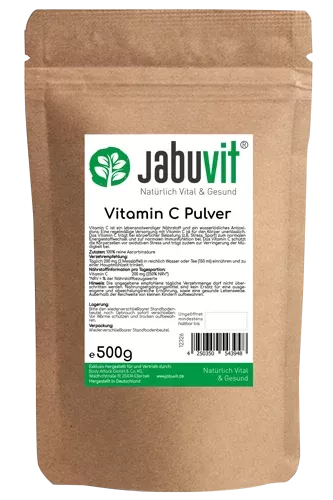 JabuVit, Vitamin C Pulver, 500g