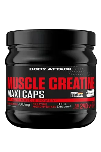 Body Attack, Muscle Creatine (Creapure®), 240 Maxi-Caps