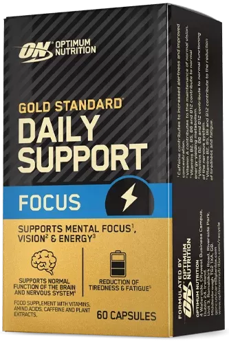 Optimum Nutrition, Gold Standard Daily Support FOCUS, 60 Caps