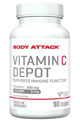 Body Attack, Vitamin C Depot, 90 Caps